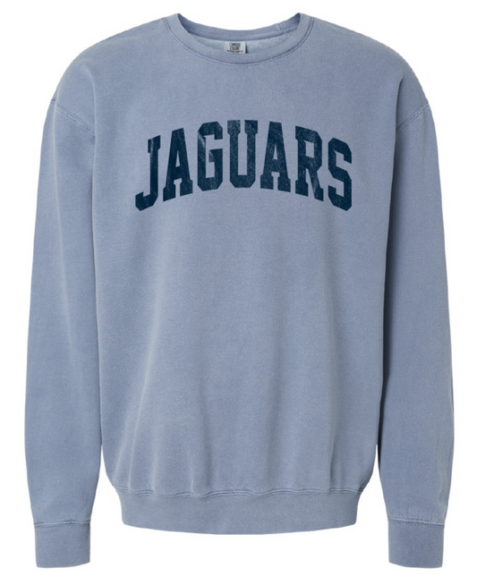 Flower Mound Jaguar Sweatshirt in Blue Jean